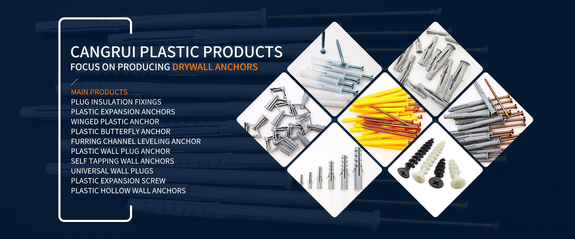 Quality Plastic Expansion Anchors factory