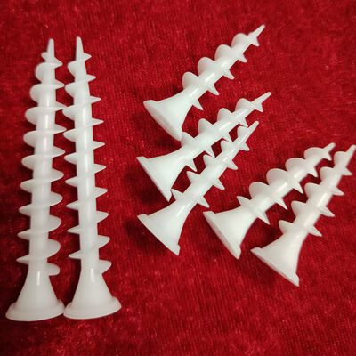 Good price Gypsum Board Expansion Insulation Wall Plugs In Plastic Spiral Anchors White online