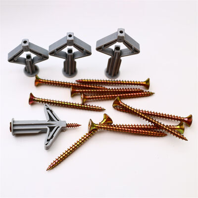 Good price High Temperature PA66 Plastic Butterfly Toggle Anchor Heat Resistant For Drywall Plasterboard online