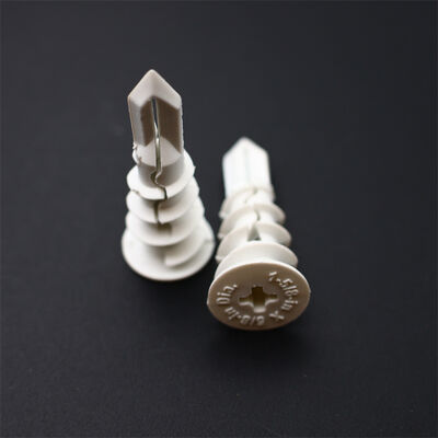 Quality Plasterboard Self Tapping Wall Anchors 8mm x 30mm Spiral Threaded for Light Fixture Installation factory