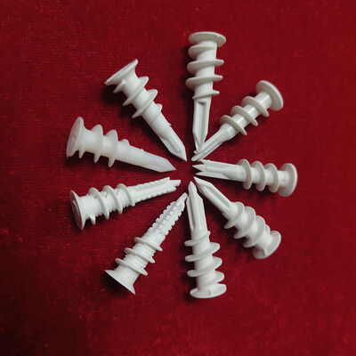 Jakość Non Conductive Nylon Self Tapping Wall Anchors M6 Smooth Finish fabryka