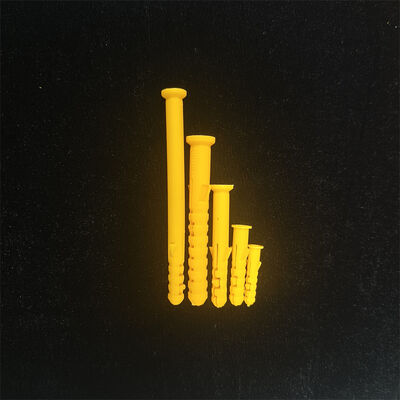 Quality High Capacity Plastic Expansion Screw M10x70mm Size Nylon PA6 factory
