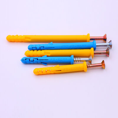 Good price PA6 Nylon Wall Expansion Plug Screw Set Baseboard Skirting Board Trim Drywall Installation Fastener online